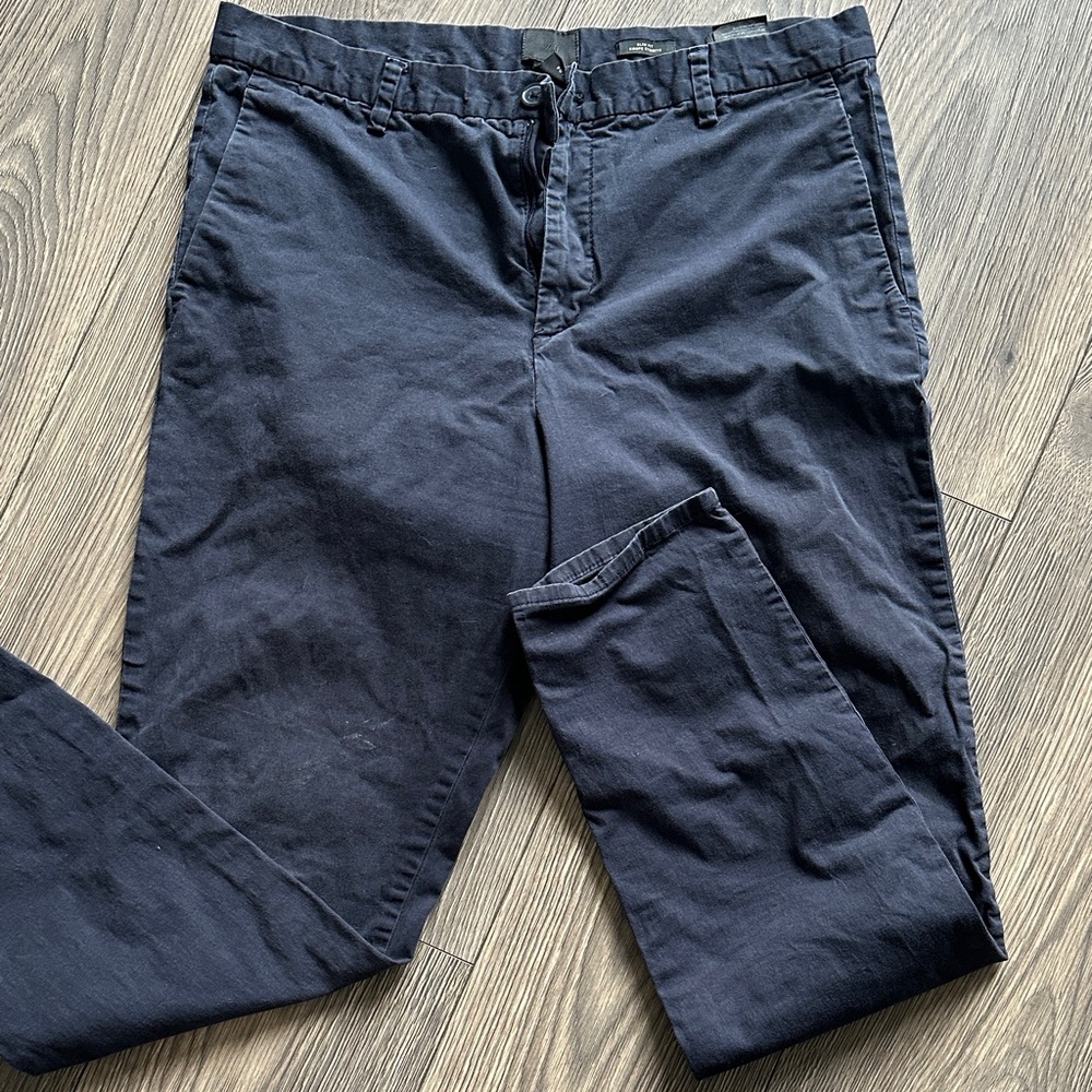 H&M Men's Dark Blue Chinos - Picture 3 of 10